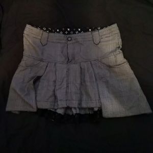 Hurley kilt mini skirt with pockets